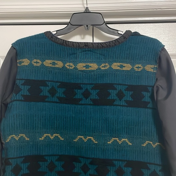 Vintage Woolrich Jacket M Saddle Blanket Interior Liner Aztec Wool 90s USA - Picture 8 of 9